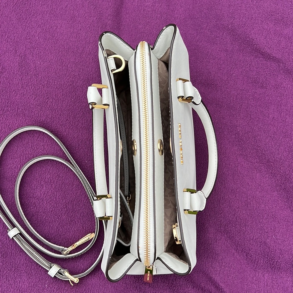 MICHAEL KORS - Saffiano Leather - White - Satchel - Picture 5 of 16